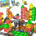 Magnetic Tiles Road Set - 50pcs City Road Magnetic Building Blocks