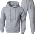 Mens Casual Tracksuits 2 Pieces Christmas Waffle Hoodies Sweatsuits