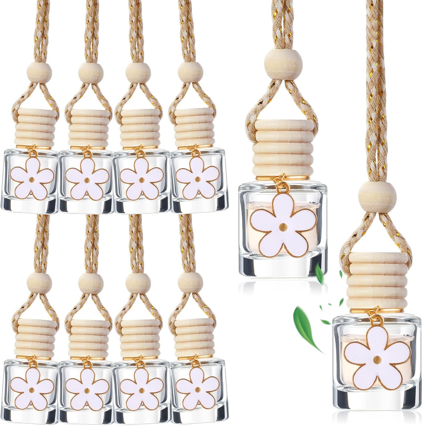 Dimsile 8ml Car Air Freshener with Daisy Pendant