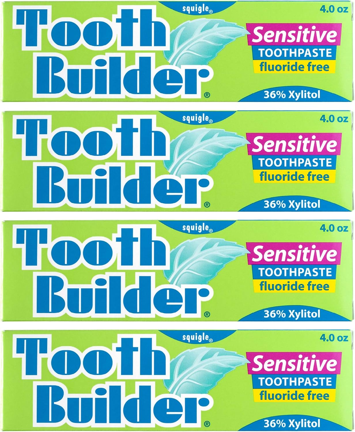 Squigle Tooth Builder SLS Free Toothpaste for Sensitive Teeth