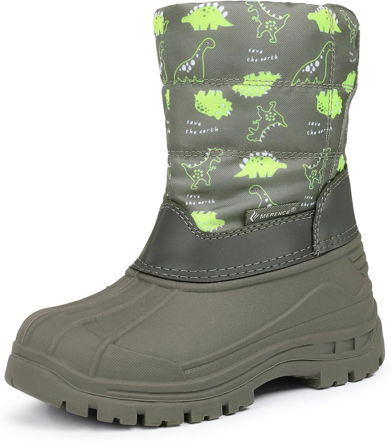 FANTURE Boys Girls Snow Boots Waterproof Cold Weather Shoes