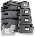 China Storage Containers 8pc Set - Heavy Duty Dinnerware Protection