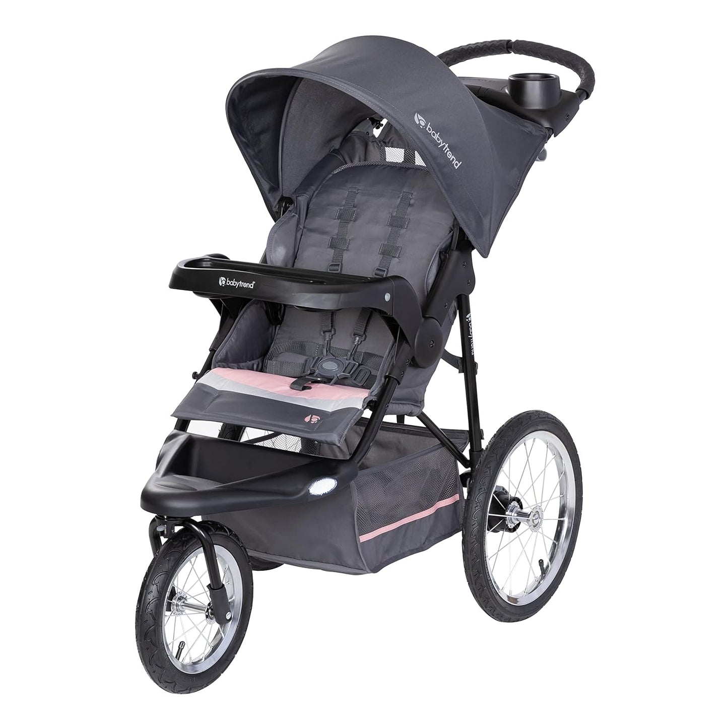 Baby Trend Expedition Jogger for Active Parents in Dash Pink