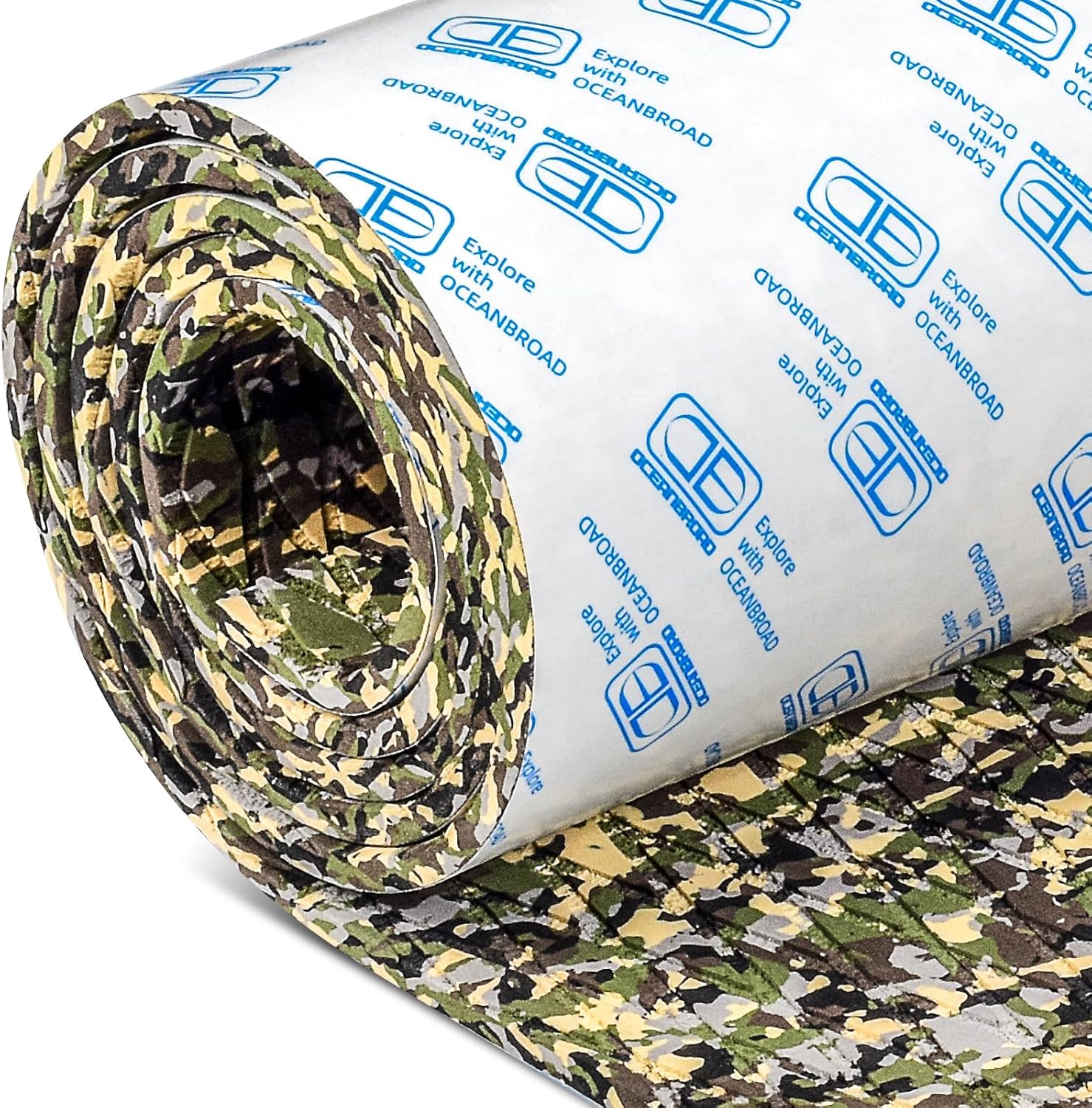 OCEANBROAD Self-Adhesive Camouflage Boat Flooring for Traction