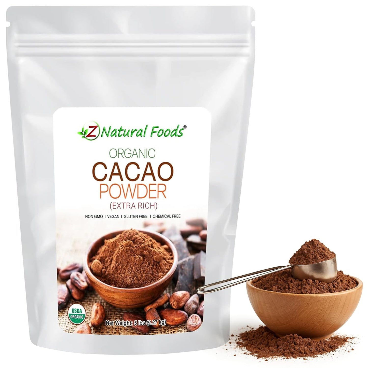 Organic Cacao Powder for Healthy Aging and Rich Chocolate Flavor
