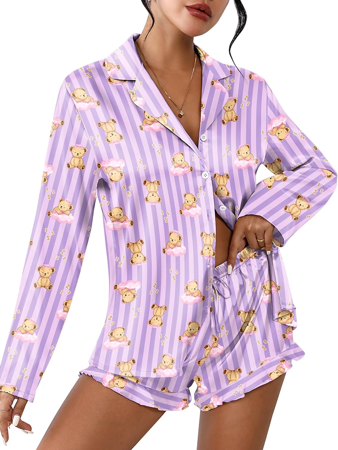 Ekouaer Womens Satin Pajama Sets for Ultimate Comfort and Style