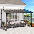 8ft x 12ft Wall Mounted Pergola for Stylish Outdoor Spaces