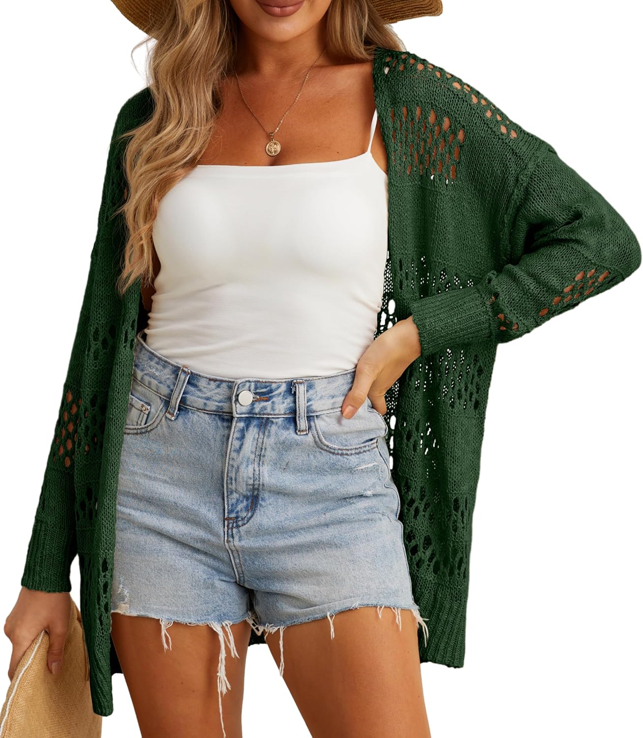 Stylish Crochet Lightweight Cardigan for Women - Perfect Summer Wear