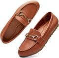 Women's Wide Loafers Slip-On Flats with Arch Support - Dressy Comfort