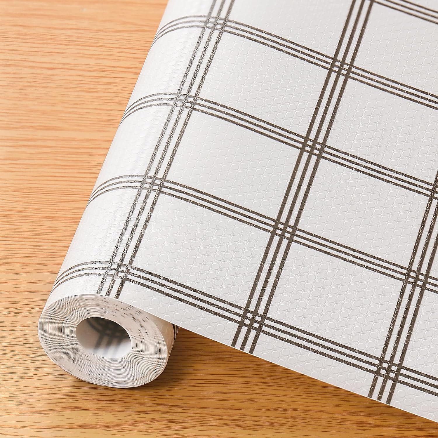 Shelf Liners for Kitchen Cabinets Non Adhesive Waterproof Design