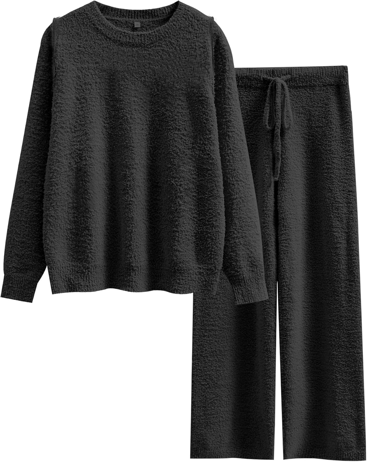 ANRABESS Women's Fuzzy Fleece Pajama Sets for Cozy Comfort