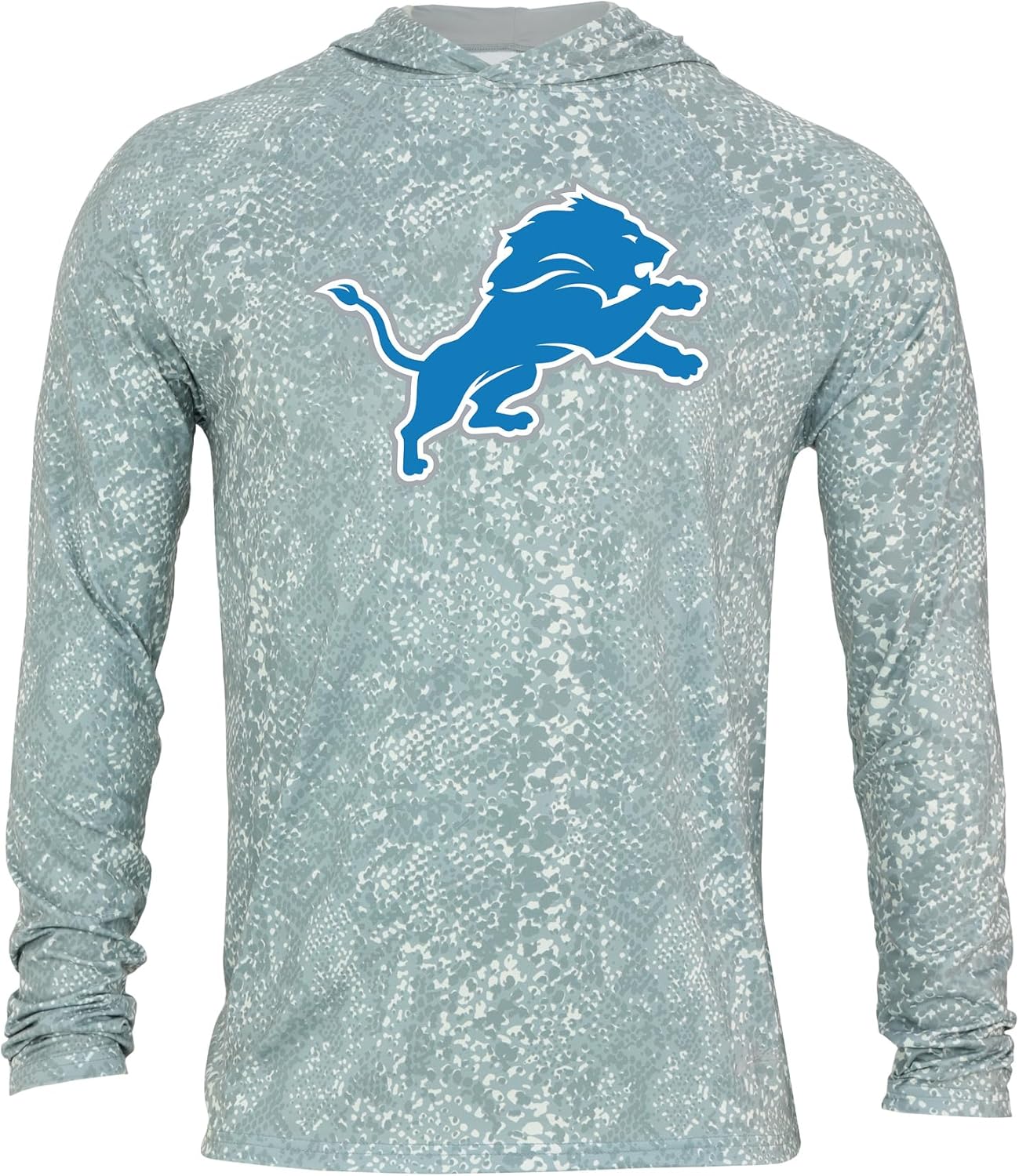 Zubaz NFL Men's All Over Lightweight Hoodie for Game Day Style