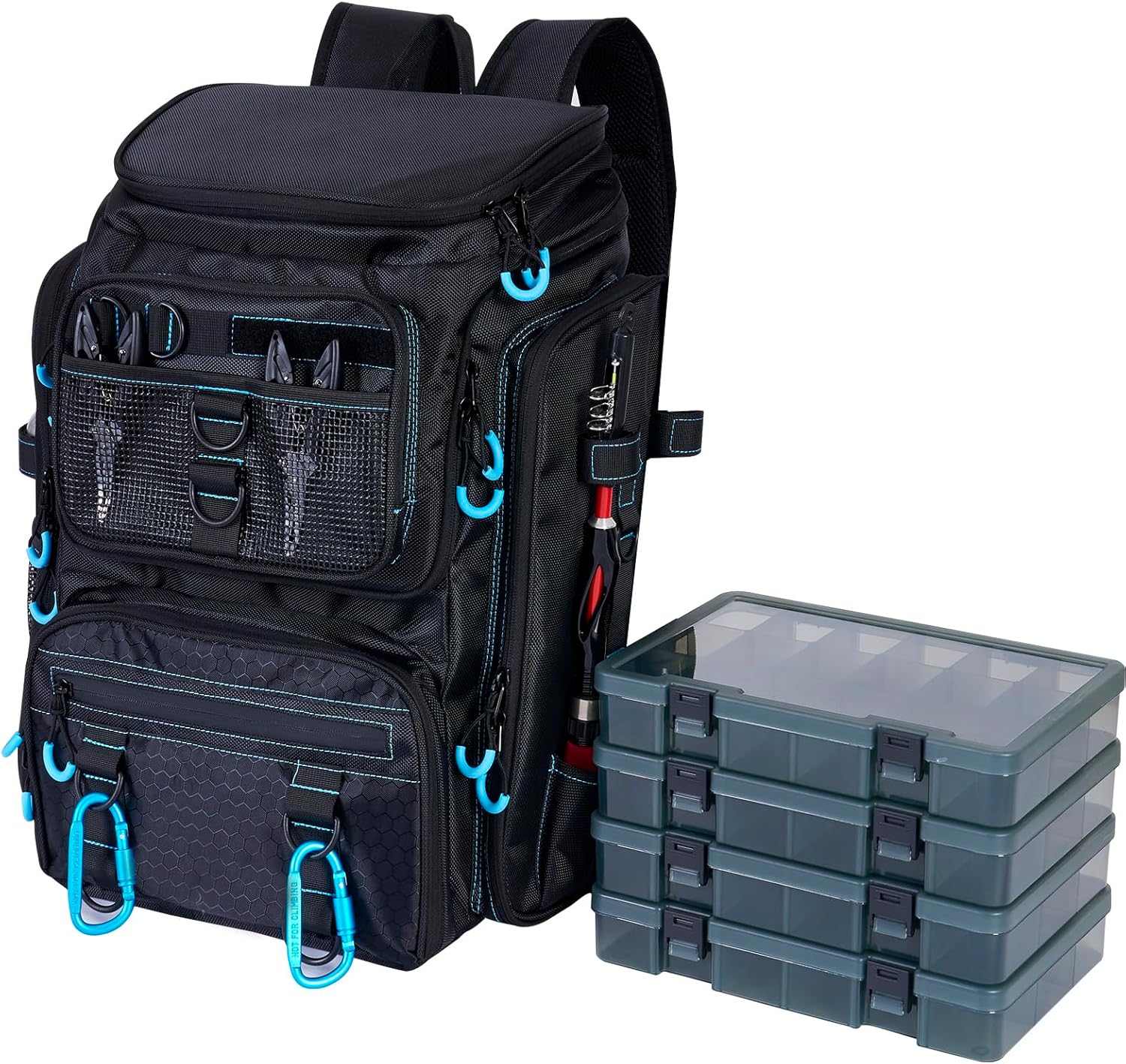 Fishing Backpack with Rod Holders for Ultimate Gear Storage