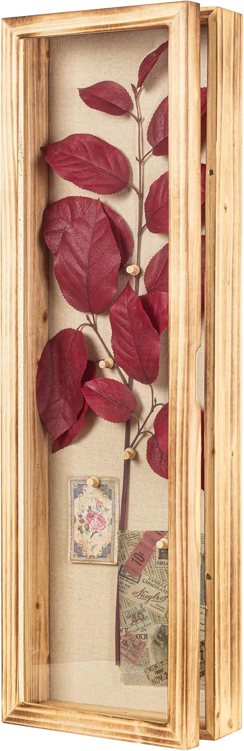 Freezing Point Shadow Box Frame 8x25 for Keepsakes and Memories