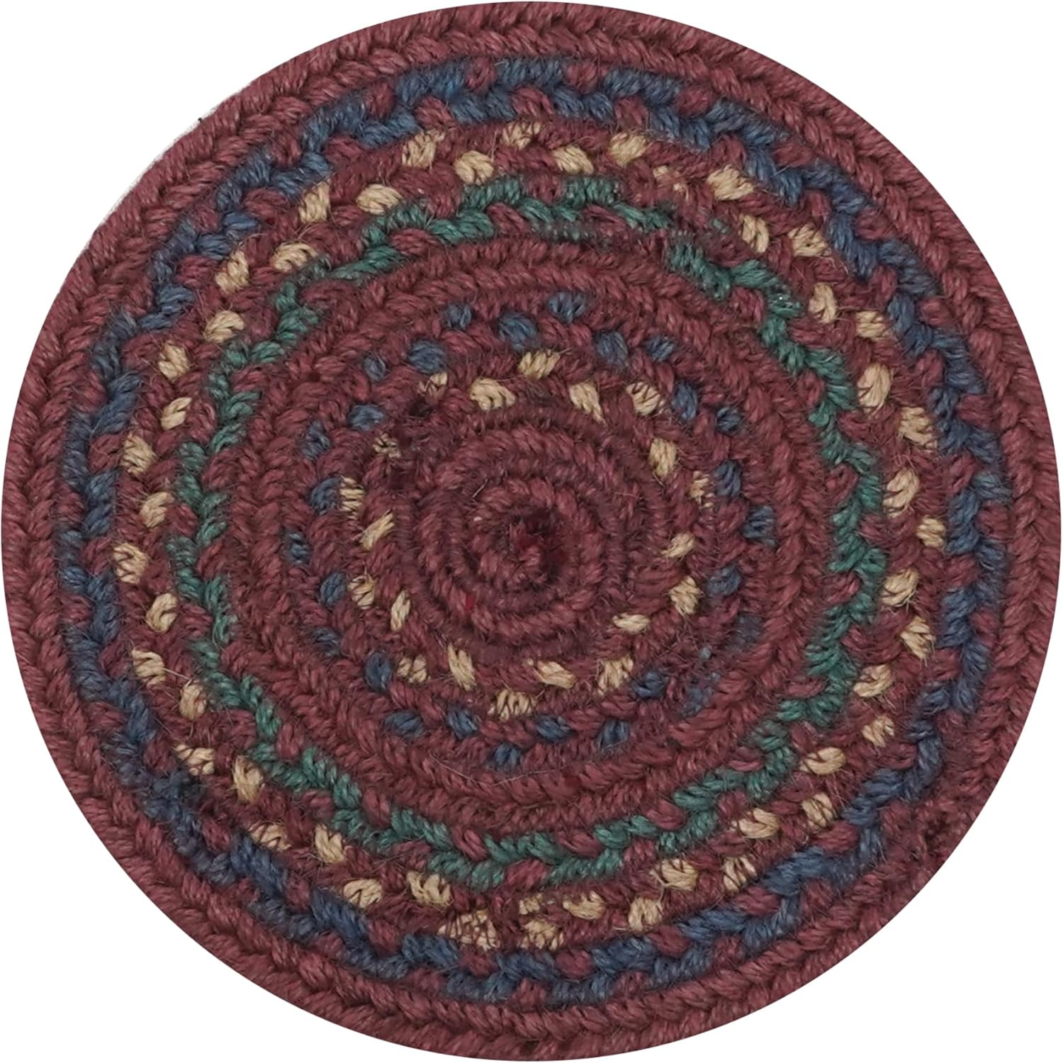 Jamestown Jute Braided Kitchen Trivets for Hot Dishes Set