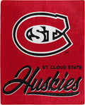 Northwest NCAA Fans Unisex Raschel Throw Blanket for Relaxation