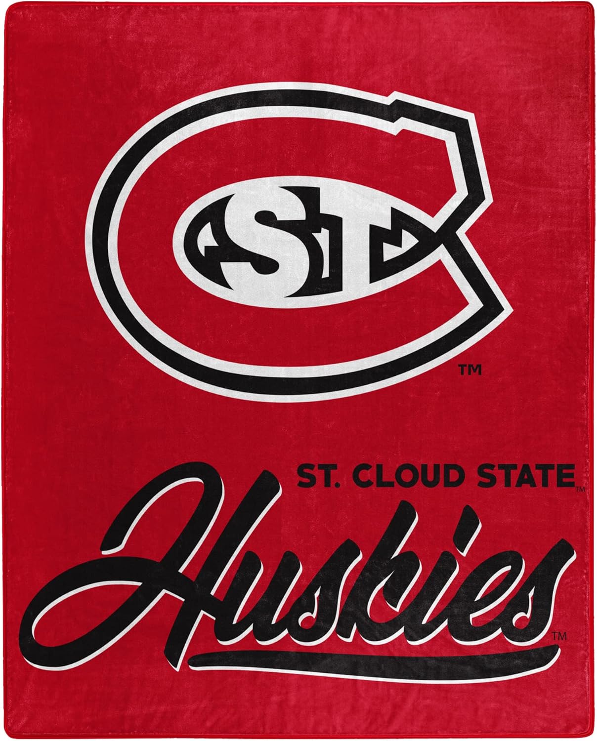 Northwest NCAA Unisex-Adult Raschel Throw Blanket for Fans