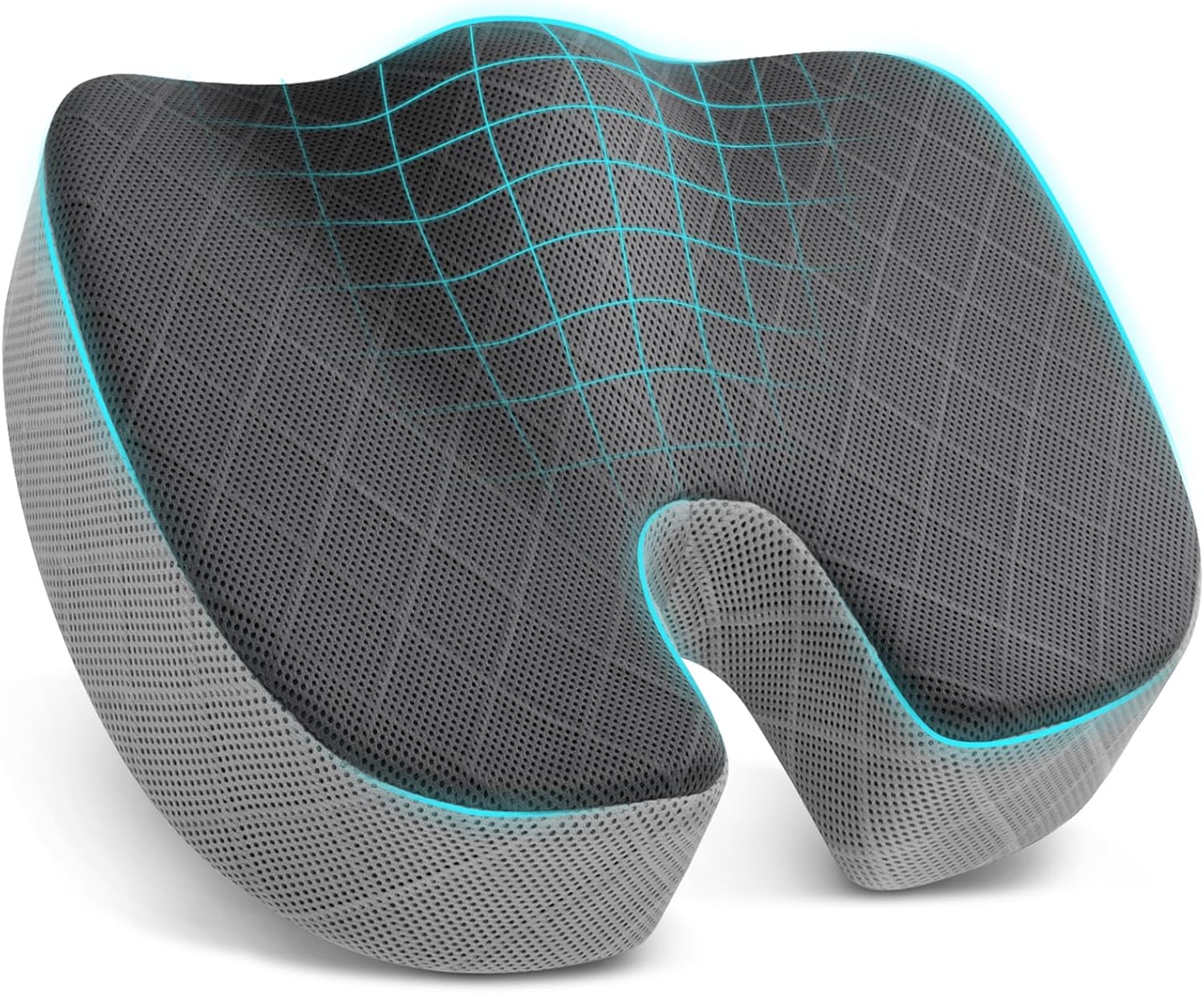 TushGuard Office Seat Cushion for Sciatica & Back Pain Relief