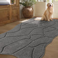 Large Dog Door Mat for Muddy Paws 35x59 - Absorbent Long Mud Mat
