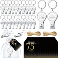 75th Birthday Party Favors Bottle Opener Nail Clippers - 50 Sets