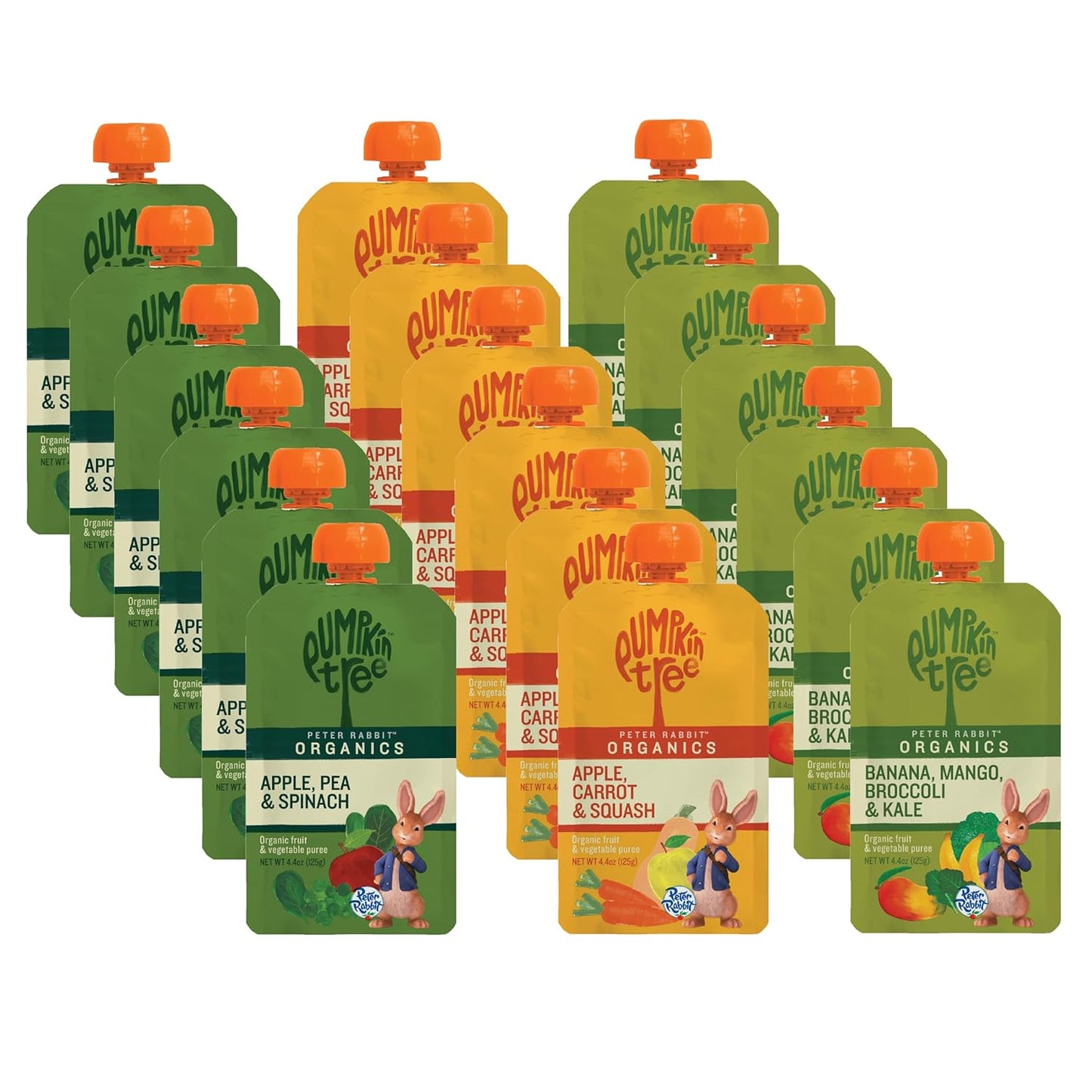 Peter Rabbit Organics Squeezable Pouches for Healthy Snacking