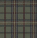 Herringbone Plaid Premium Matte Peel and Stick Wallpaper - Removable