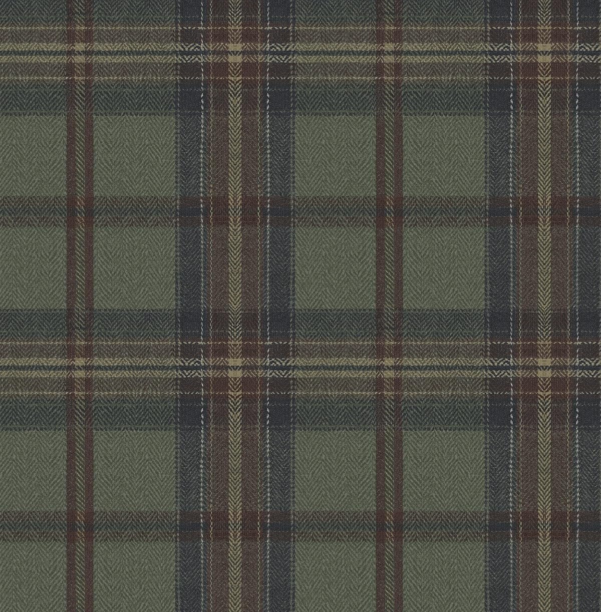 NextWall Harry & Grace Herringbone Plaid Peel and Stick Wallpaper