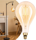 FLSNT LED Large Decorative Pendant Light Bulbs 60W Equivalent - Amber