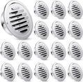 Zonon 18 Pcs 4 in Round Stainless Steel Soffit Vents - Durable Vent