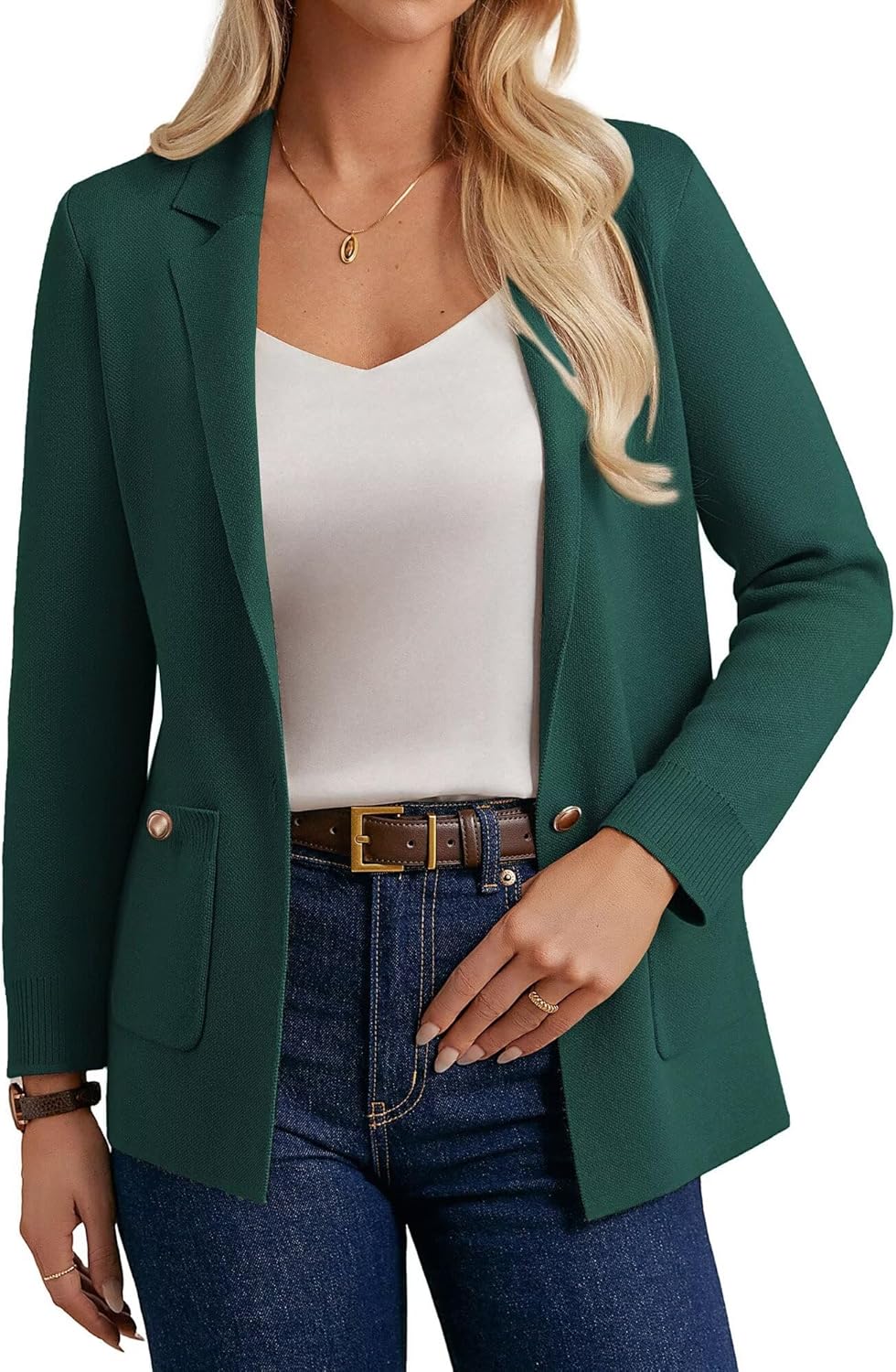 GRACE KARIN Women Sweater Blazers for Business Casual Style