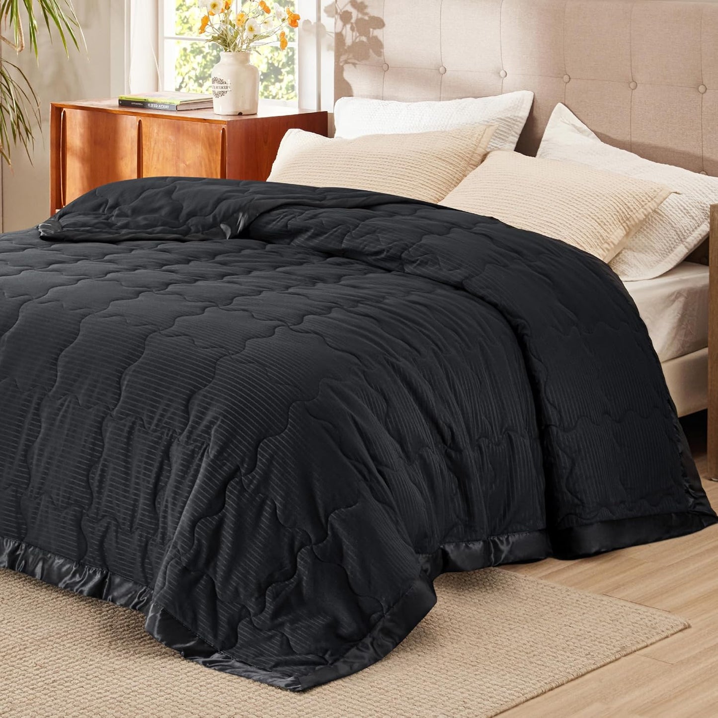 Bedsure Lightweight King Size Blanket for Summer Comfort