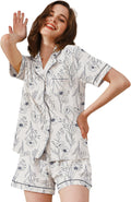 100% Cotton Pajamas for Women Sets 2 Pieces - Soft Breathable NAP