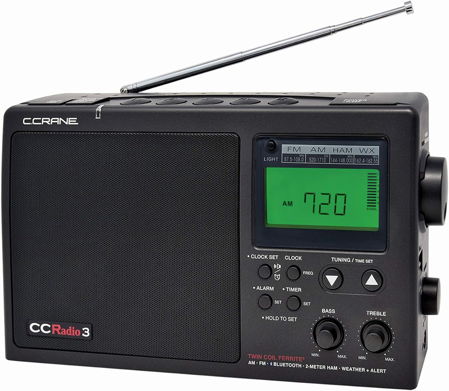 CCRadio 3 Long Range Reception AM FM NOAA Weather Radio