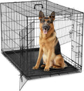 DUMOS Dog Crate 42 Inch Large Double Door Pet Kennel