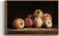 Vintage Framed Apple Wall Art 16x24 in - Warm French Country Style