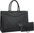Handmade Luxury Vegan Leather Briefcase for Women - 16in Laptop Tote