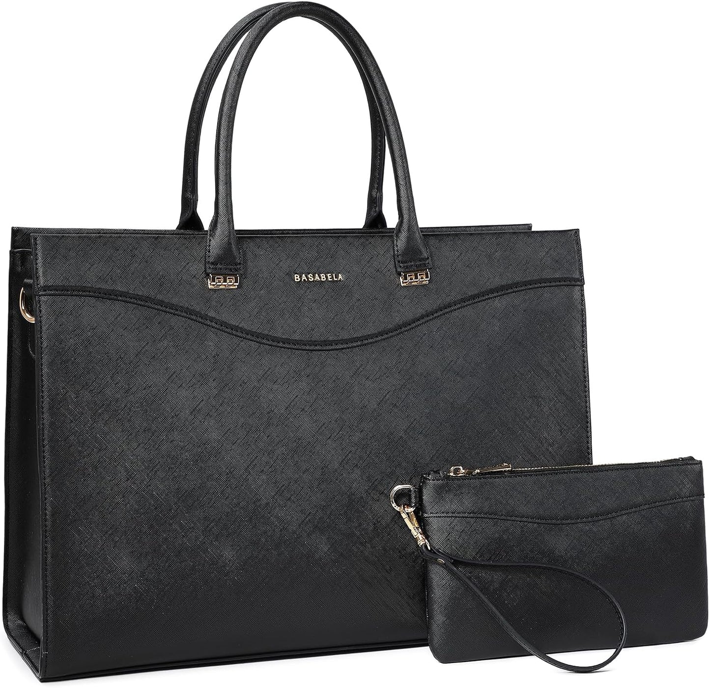 Handmade Luxury Vegan Leather Briefcase for Women - Stylish Tote
