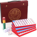 Chinese Mahjong Game Set 1.5 in X-Large Tiles - Travel Case Ready