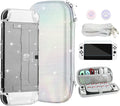 Glitter Case bundle for Nintendo Switch OLED - Rainbow Sparkle