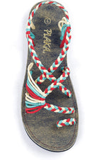Plaka Flat Sandals for Women Palm Leaf - Comfortable (Style BXB7)