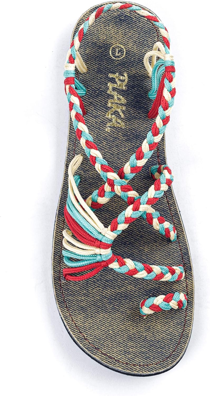 Plaka Flat Sandals for Women: Stylish Comfort for Summer