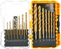 DEWALT Titanium Nitride Coated Drill Bit Set 21-Piece - Durable