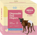 Comfortable Female Dog Diapers 24-Pack - Leakproof Super Absorbent