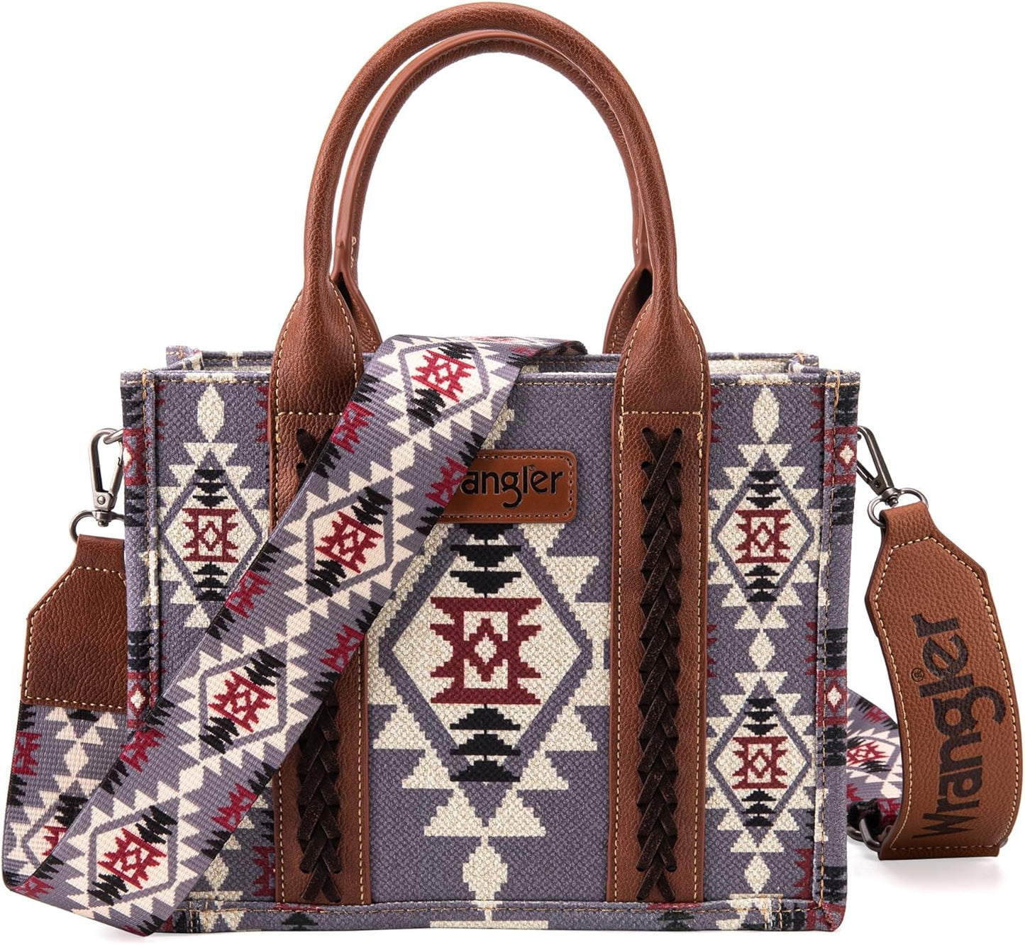 Wrangler Aztec Tote Bag for Women - Stylish Boho Handbag