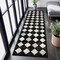Moroccan Trellis Runner Rug 2x8 - Soft Non Slip Hallway Runner