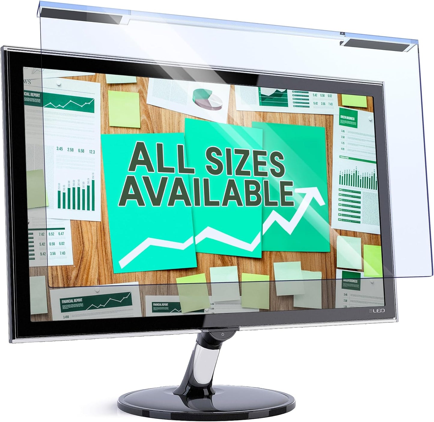 Blue Light Screen Protector for 17 to 19 Inch Monitors and Laptops