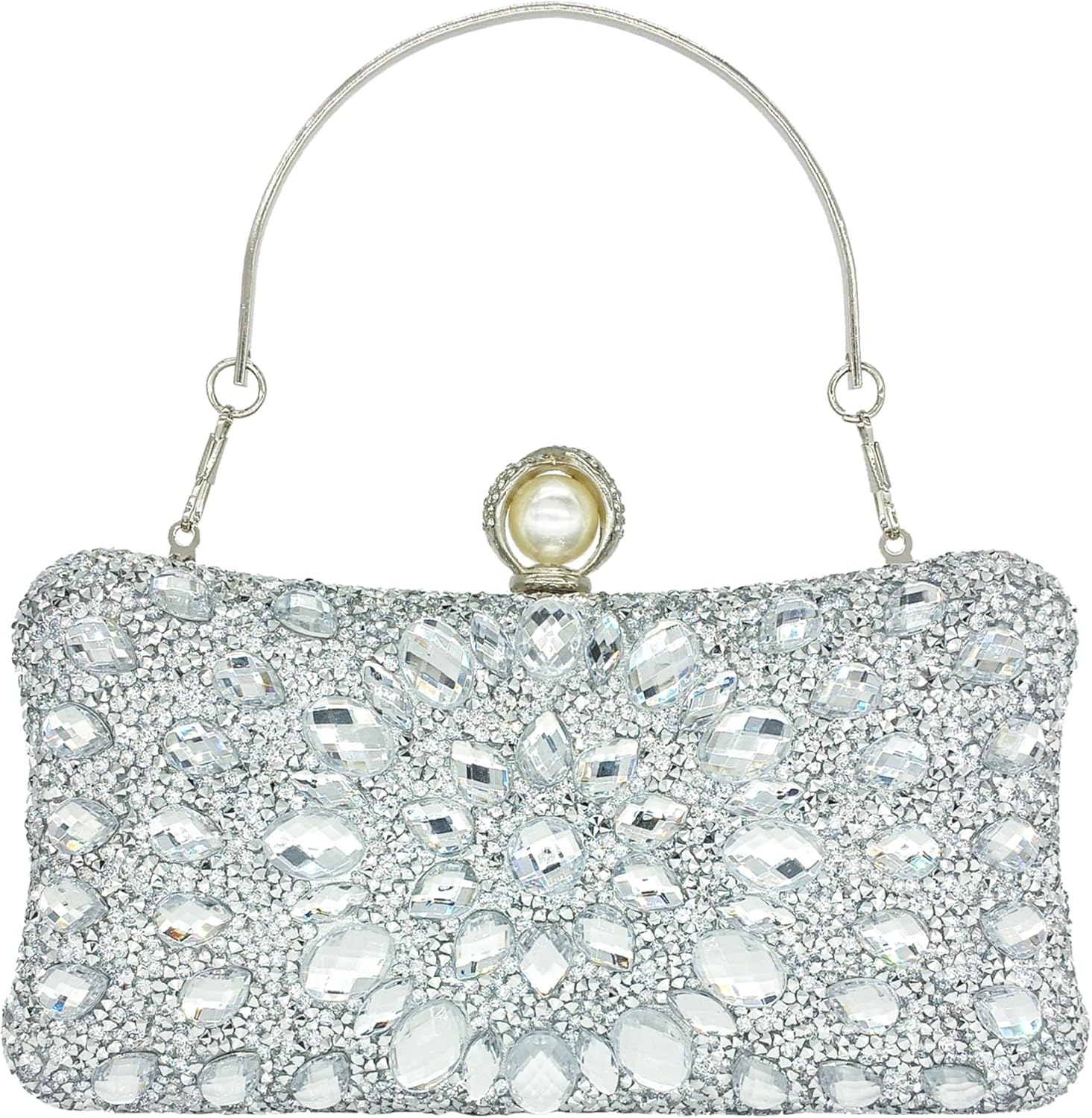 Rhinestone Clutch Purses for Women Evening Wedding Formal Bag