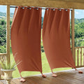 Outdoor Curtains Windproof Blackout Patio Drapes - Ready Made 52x72
