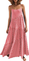 Women's Relaxed Fit Sleeveless Sundress for Summer Beach Days