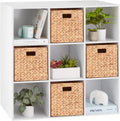9-Cube Storage Organizer Bookcase - Customizable 36in Media Stand